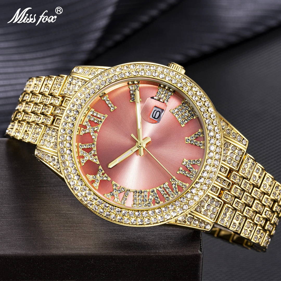 MISSFOX V227 Women's Quartz Watch - Elegant Bling Design main image 0