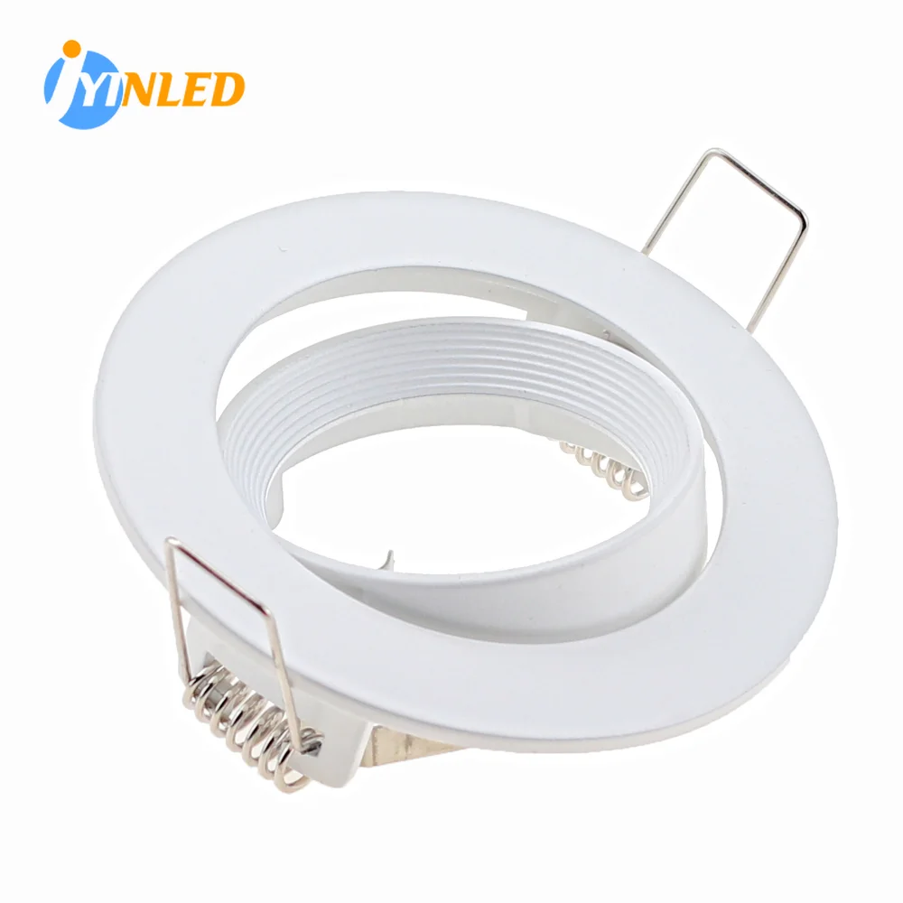

Frame Housing Light Fixture Frames 2PCS 75mm Cutout D85mm H25mm Zinc Alloy Spotlight Downlight GU10 MR16 LED