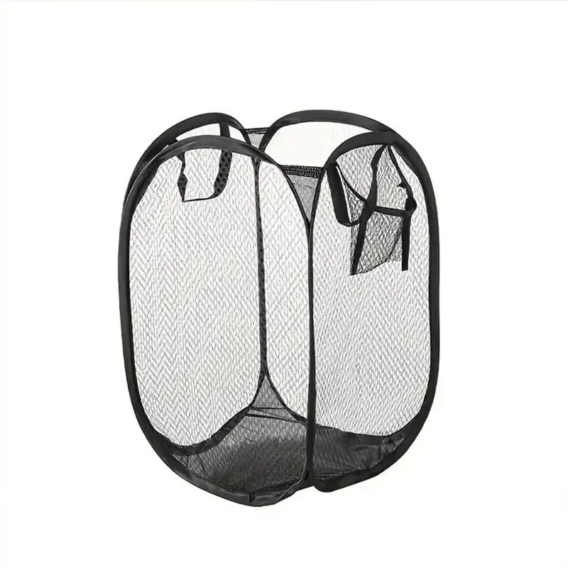 Collapsible Large Capacity Mesh Laundry Basket