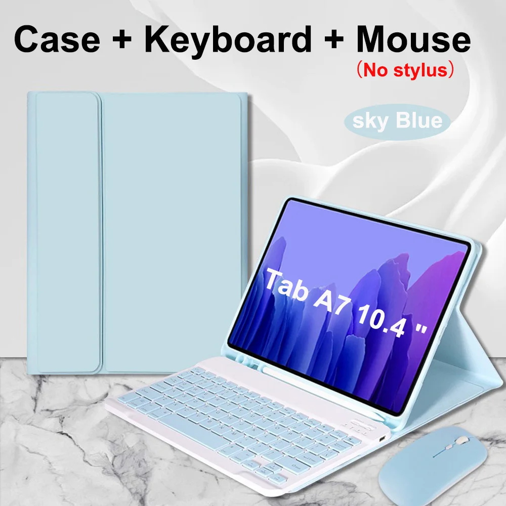 Premium Wireless Bluetooth Keyboard Case with Smart Stand Cover