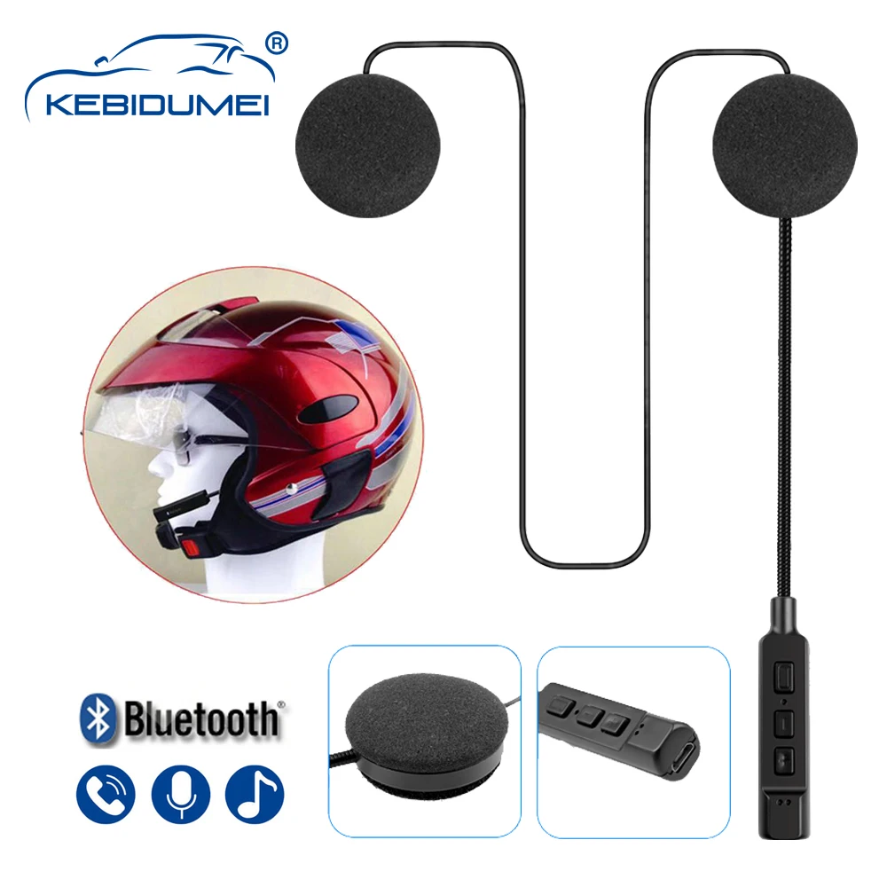 

Stereo Helmet Headset Bluetooth 5.1 Ultra-thin Motorcycle Earphones Wireless Speaker Headphone Handsfree Call Music Play