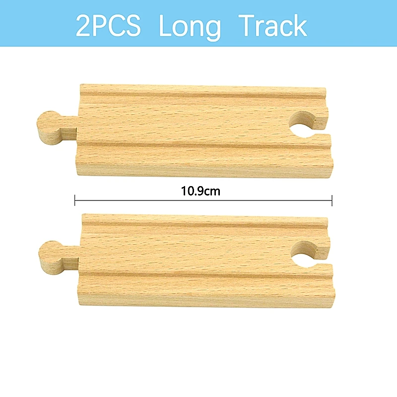 Wooden Railway Train Track Connectors - Beech Wood Accessories