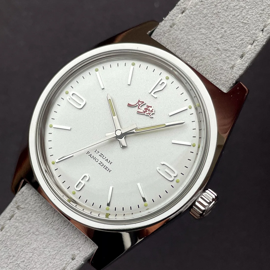 Merkur Watch Salmon Dial Watch Metal Vintage Fashion Dress Watches Handwind Mechanical Watch for Men Merkur Watch Salmon Dial Watch Metal Vintage Fashion Dress Watches Handwind Mechanical Watch for Men