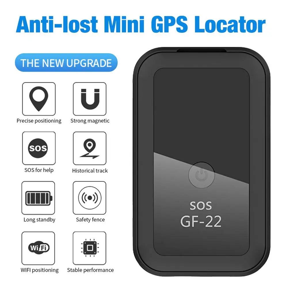 alarm button for elderly GF-22 Locator Anti Lost Tracer Device Mini GPS Tracker Free Installation Personal Tracking Object Tracker For Car Motorcycle wifi panic alarm