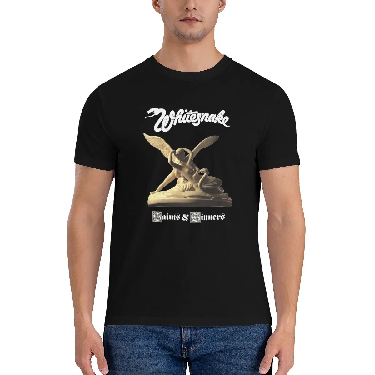 Whitesnake Saints & Sinners T-shirt Tee Shirt Best Retro Classic