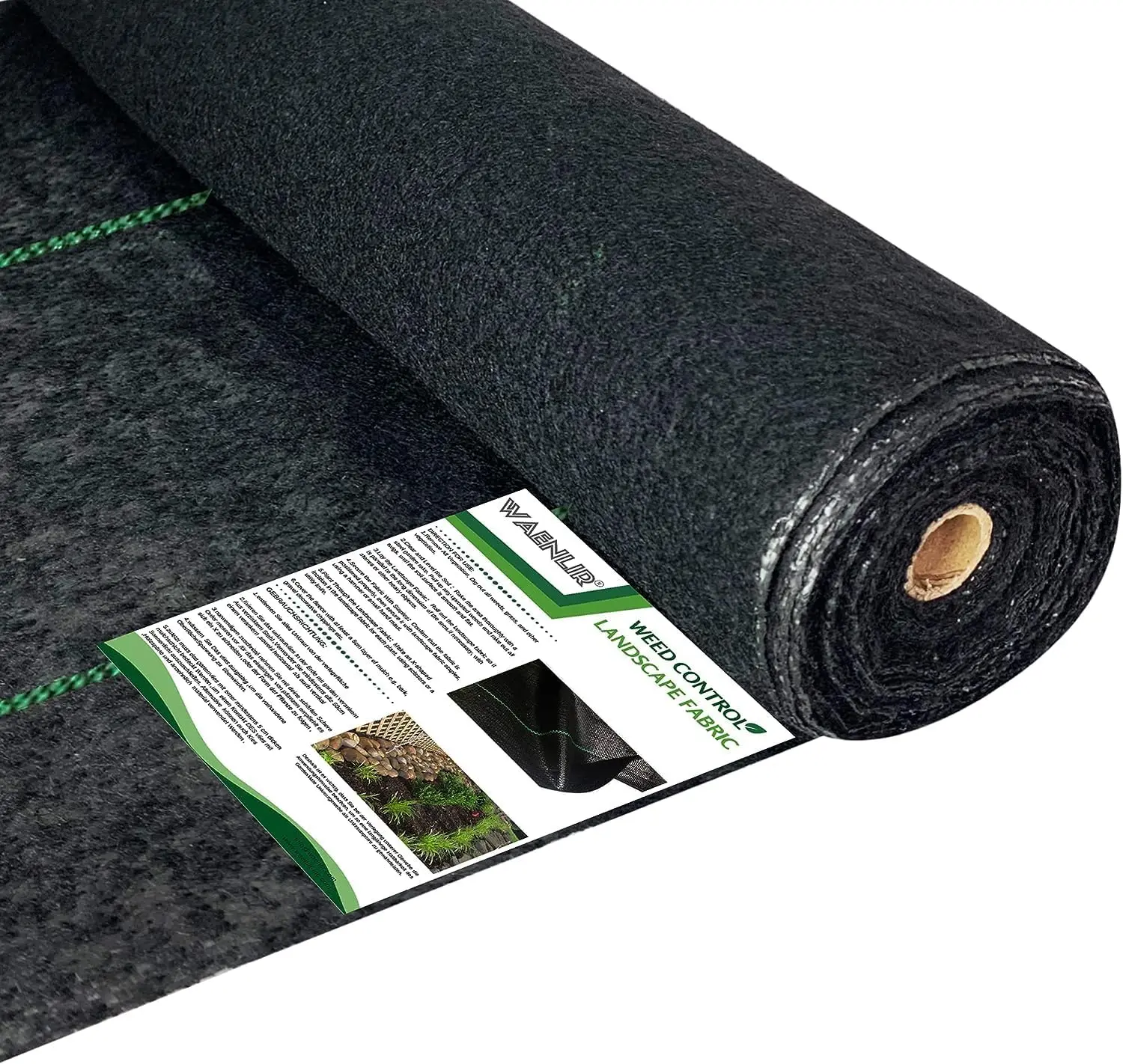 5.8oz 20 Year 6ft x250ft Heavy Duty Weed Barrier Landscape Fabric, Sturdy Weed Blocker Cover 3