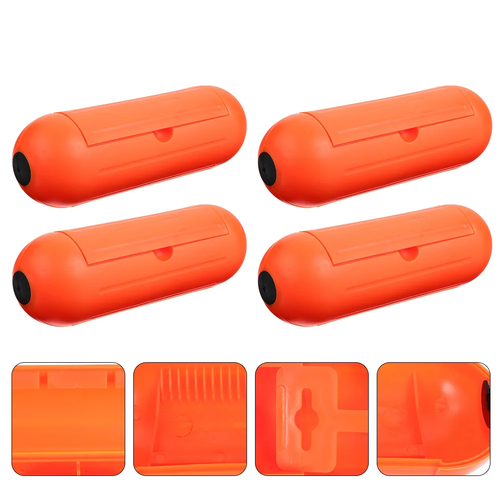 

4 Pcs Socket Waterproof Box Resistant Cord Cover Outdoor Power Outlet Connection Boxes Wire Home Supplies