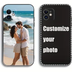 Personalized Shockproof Photo Phone Case - Customizable Soft Cover - iPhone 12 Mini (-1)