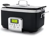 Elite 8 - in -1 Programmable 6QT Electric Slow Cooker, Dishwasher Safe Lid & Removable Crock, PFAS-Free Healthy Ceramic Nonstick 1