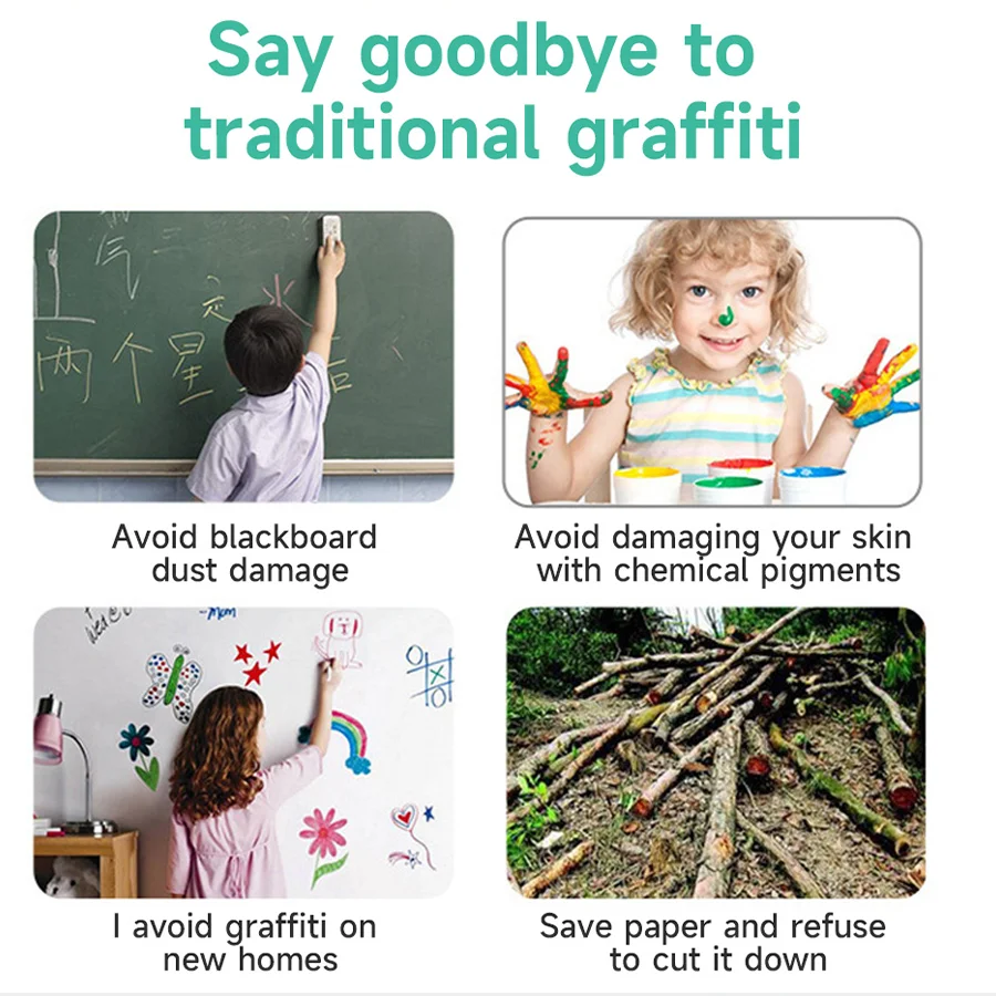 3 pieces of 6.5 inch LCD writing board, drawing board, children's graffiti drawing handwriting blackboard, children's toy