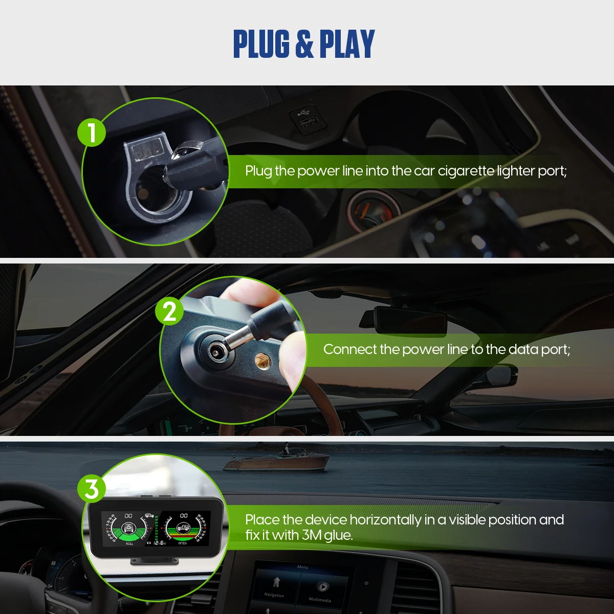 MRCARTOOL M50 ε ڵ  跮, GPS Ʈ ,  ÷, ƿƮ ġ  , ڵ HUD 