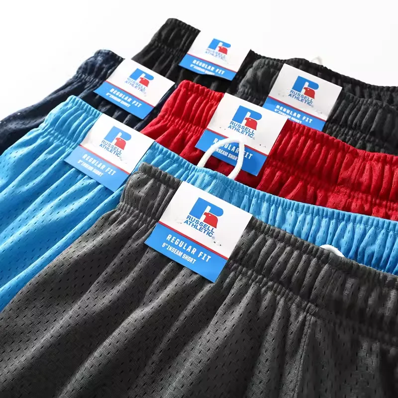 Embroidery Pockets Men's Shorts Outdoor Fitness Male Plus Size Casual Sports Basketball Bottoms