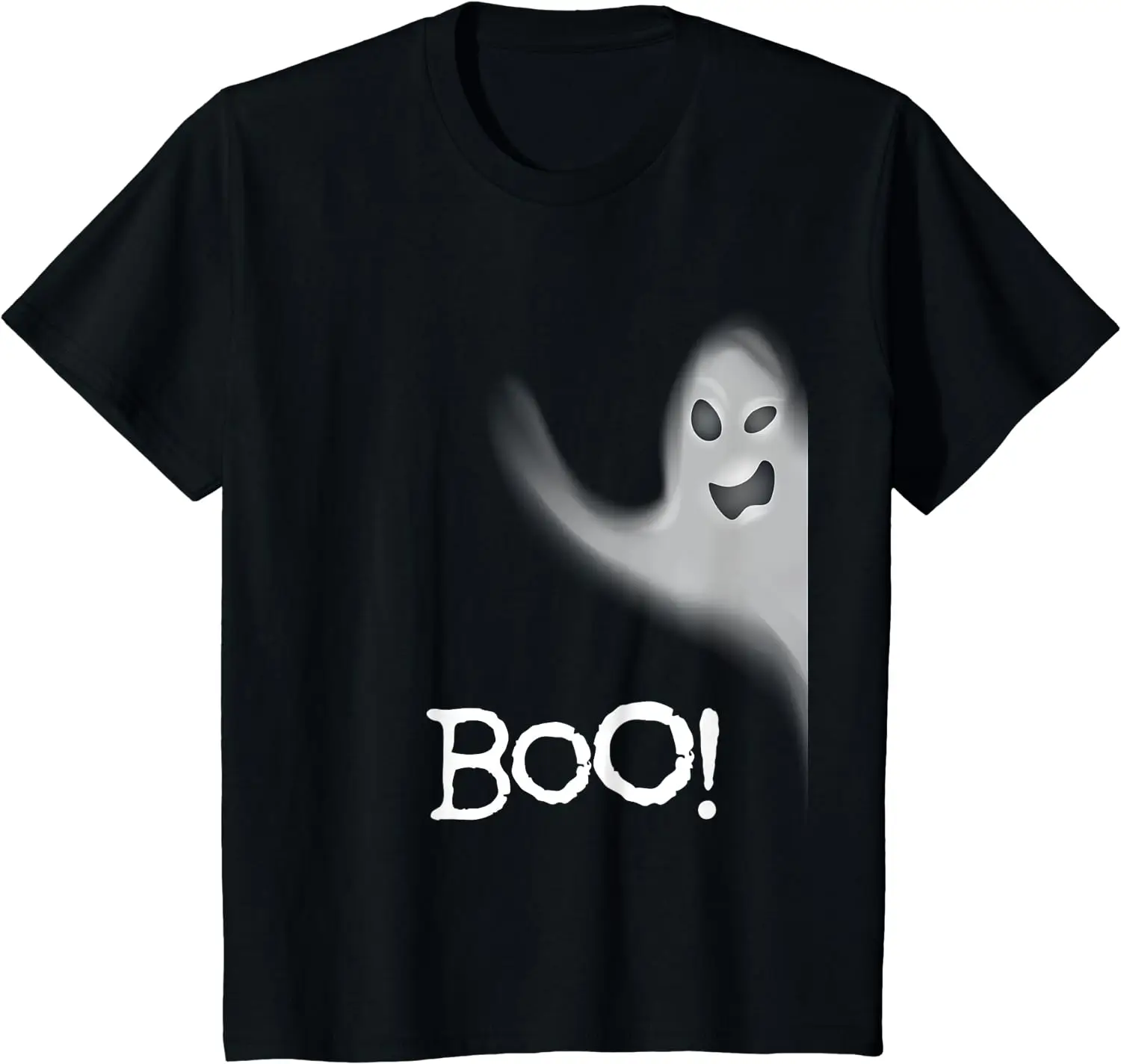 

Boo! Funny Hiding Peekaboo Scary Halloween Ghost T-Shirt Oversized T Shirt Casual Cotton Daily Four Seasons Tees for Men Women