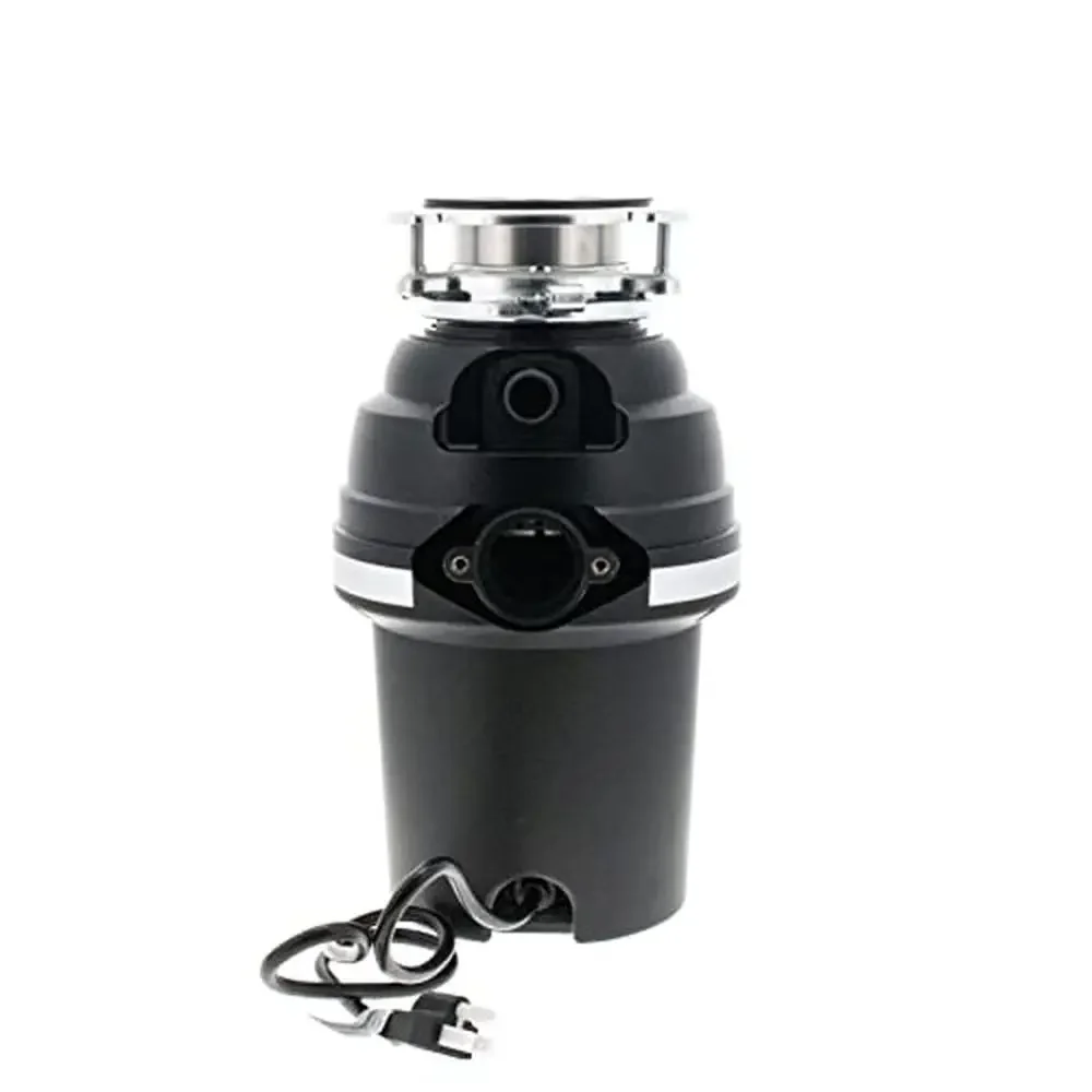 1 1/4 HP Quiet Grey Garbage Disposal- Anti-Jam Technology- Stainless Steel Grind Components- Easy Install- Long-lasting- Grey