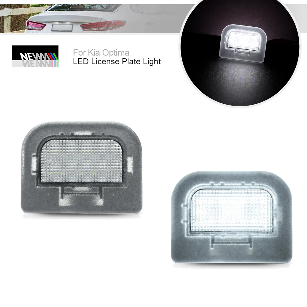 Led License Plate Lights For Kia Optima Jf 2015 2016 2017 2018 2019