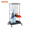 VEVOR Garden Tool Organizer Yard Tool Tower Rack 10 Slots with Hooks Wheels Rake Broom Storage for Garage Outdoor Organization 1