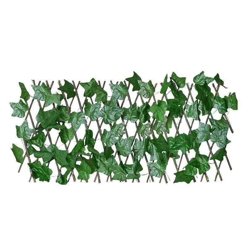 

Искусственный плющ, экран для уединения, водонепроницаемый расширяемый забор для уединения, регулируемый забор для уединения с листьями, искусственный забор