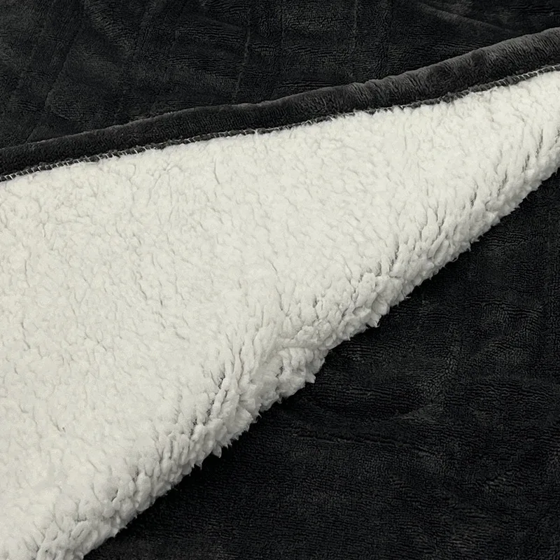EU & UK only - Soft Fleece Electric Blanket Temperature Control Bed Warmer/Throw Blanket Machine Washable