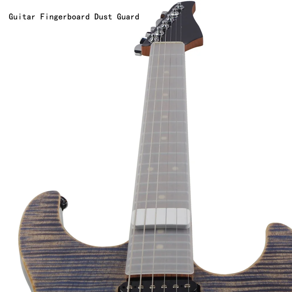 Guitar Fingerboard Guards Cover Acoustic Bass Guitar Luthier Protector Polishing Frets Dust Shield Cover PE 450/490mm guitar fingerboard guard