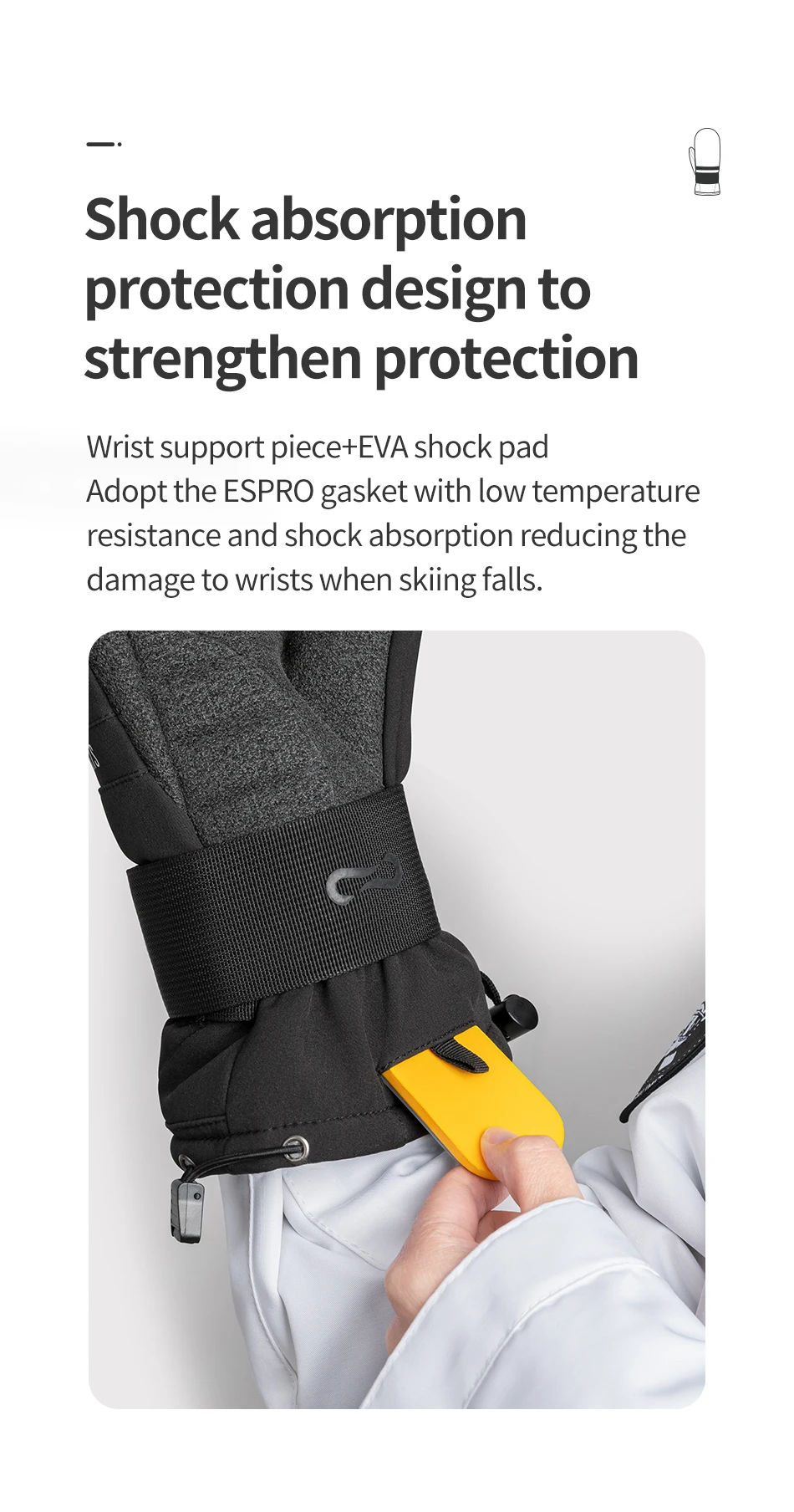 COPOZZ Winter Ski Gloves - Snowboard Gloves - Camping Boutique