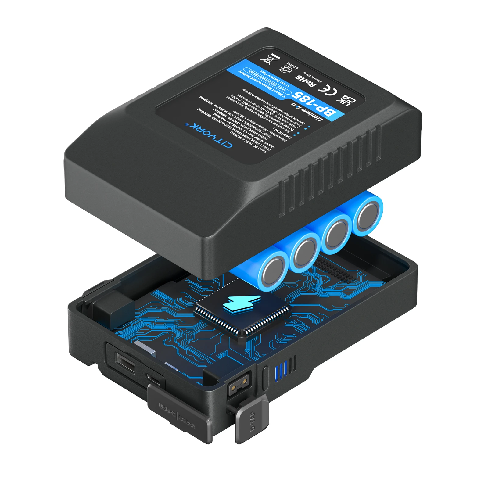 14.8 Vマウント/Vロックリチウム電池BP 95 W BP 185 W BP 222 W