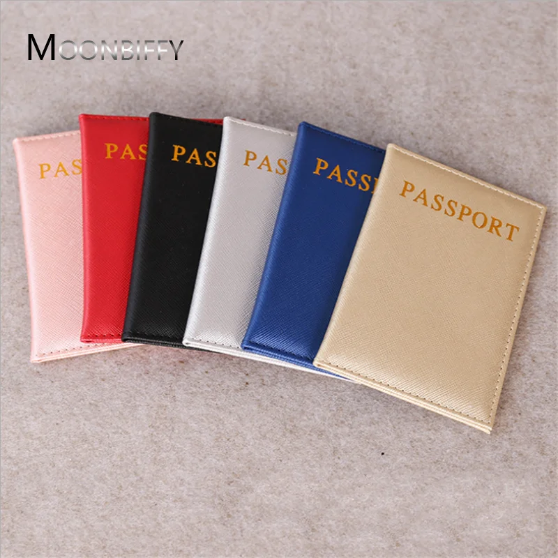 Travel Passport Cover Women Pu Leather Cute Pink Holder Passport Lovely