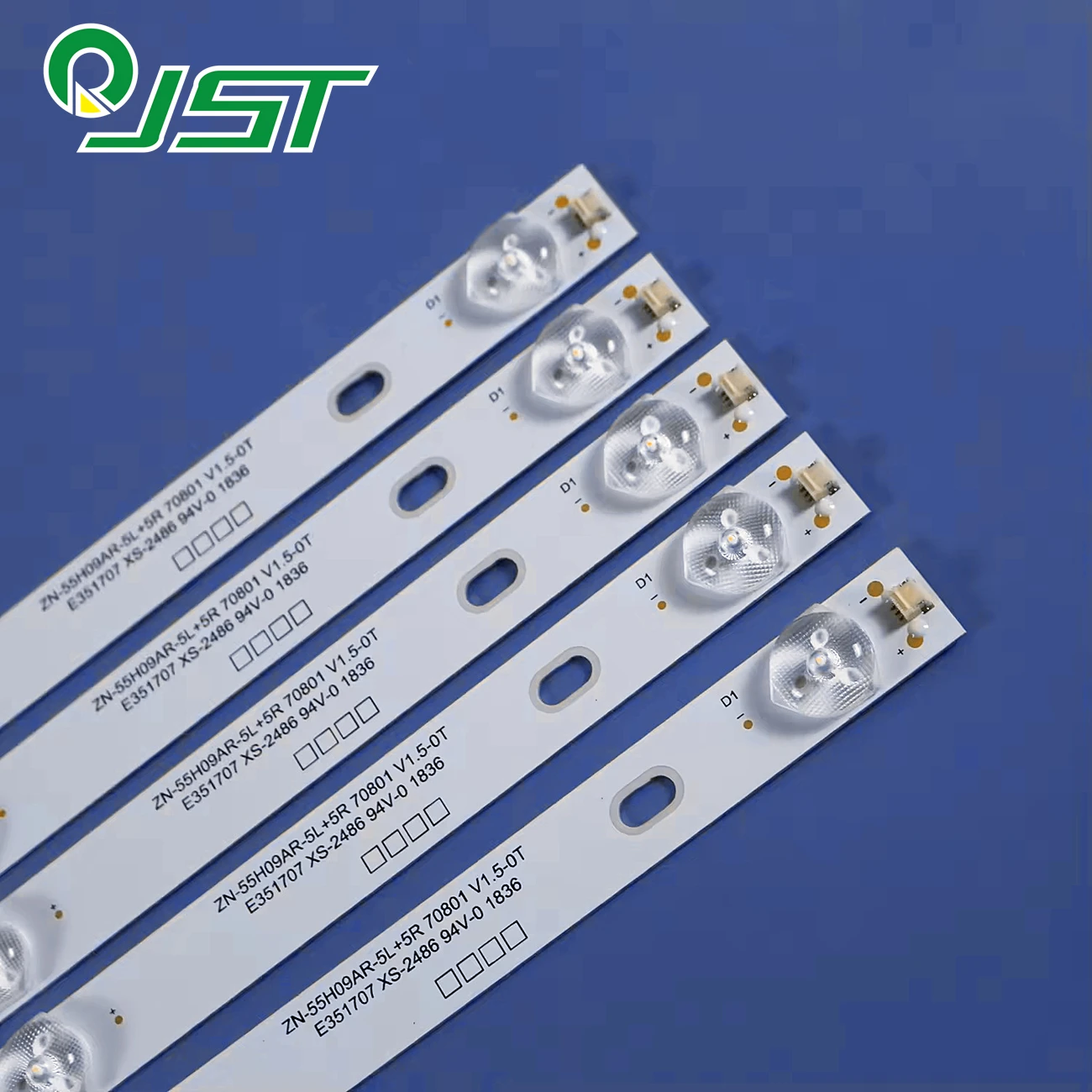 New 10pcs/Kit LED Strips TV JTV-5505 L55UHDPR001 UA55PR P55L21T2CSM ZN-55H09AL-5L 5R 60908 V1.3 ZN-55H09AR-5L 5R 70801 V1.5-0T 2