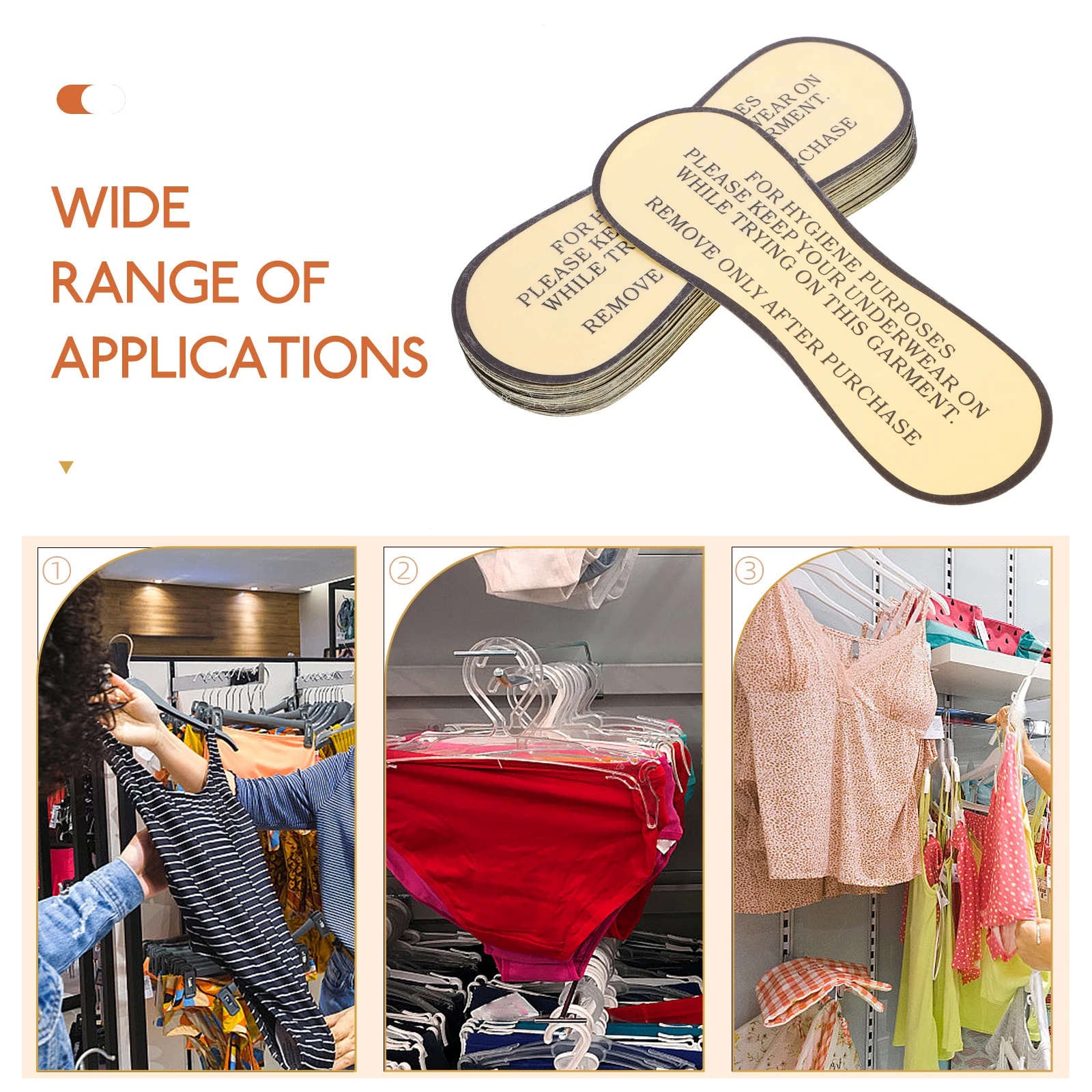 Transparent Adhesive Protective Hygiene Try On Stickers - Buy Hygiene - View #7