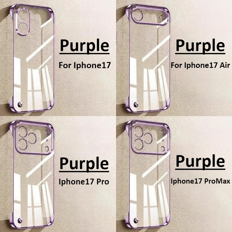 ตัวเลือกสินค้า เคสบางเฉียบไร้ขอบสำหรับ iPhone 17 Pro Max Air