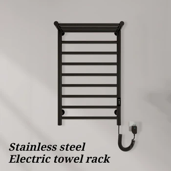 ราวแขวนผ้าเช็ดตัวไฟฟ้าติดผนัง กันน้ำ สำหรับใช้ในบ้าน ขนาดใหญ่ อุ่นผ้าเช็ดตัวในห้องน้ำ ช่วยให้ผ้าเช็ดตัวแห้งเร็ว 2