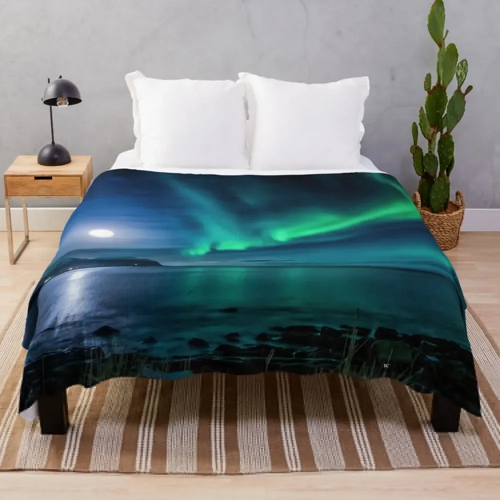 Aurora Borealis Coperta Da Tiro Retros Coperte Polari