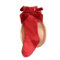 Socks Baby Accessories Newborn Boys Girl Autumn Winter Kids Toddler High Knee Bow Socks Children Spanish Style Cotton Stockings 5