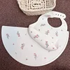 1PCS Baby Bibs Baby Flower Plate Animal Print Children's Bibs Girls Boys Adjustable Soft Silicone Bibs Baby Feeding Supplies 5