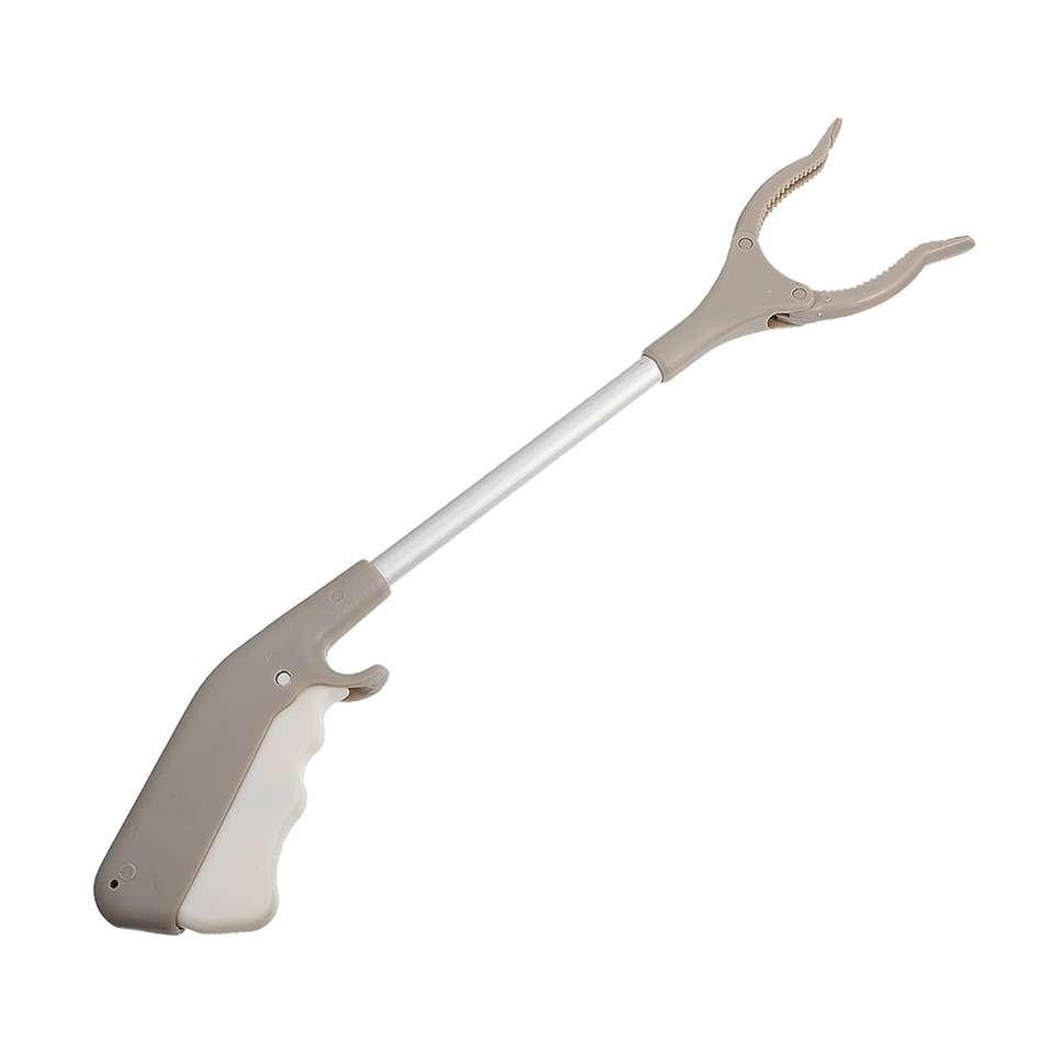 Trash Picker 40CM Trash Clip Gray Portable Non-Slip For Cleaning Industrial And Commercial Cleaning Tools