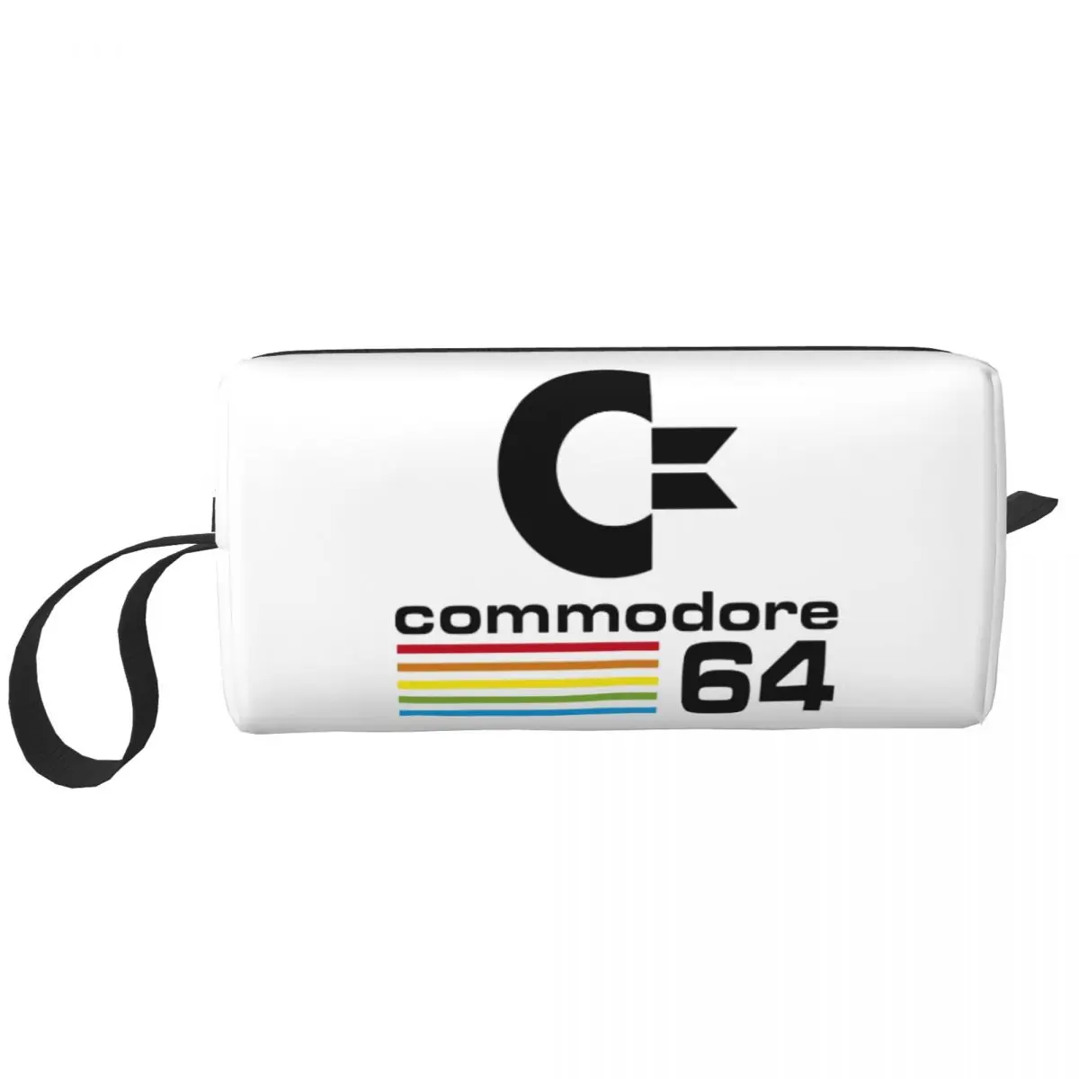 

Commodore 64 Makeup Bag for Women Travel Cosmetic Organizer Cute C64 Amiga Computer Storage Toiletry Bags
