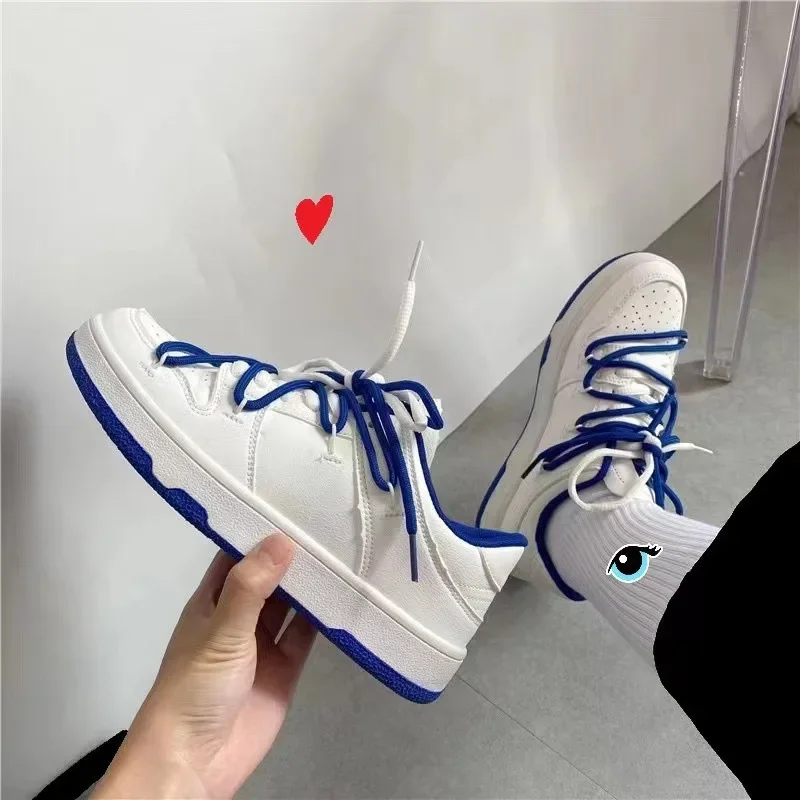 Men Sneakers Contrasting Colors Light Flat Shoes Ladies Outdoor Luxury Men Running Shoes Heart Pattern Women 2024