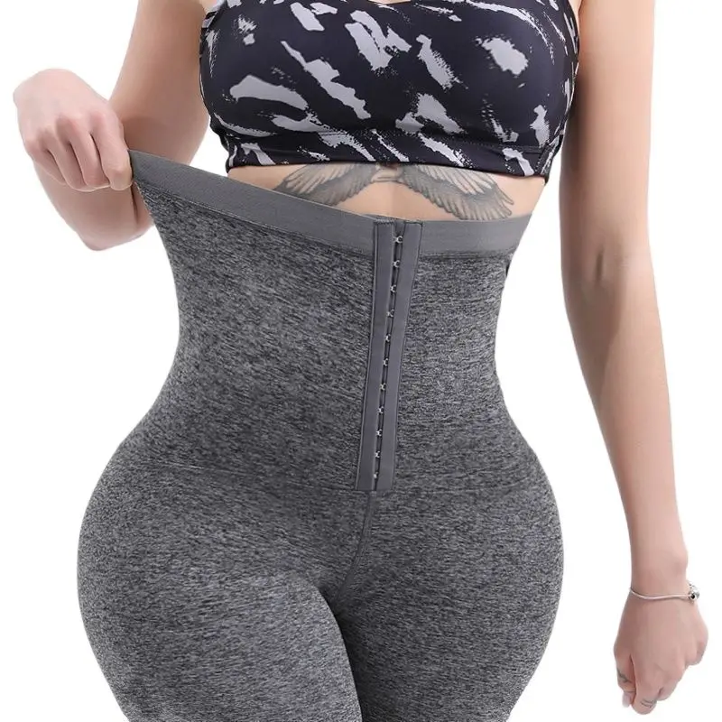 Body Shaper Pants Women's Sauna Leggings Compression High Waist Tummy Control Pants Workout Suits Thermo Sweat Capris Shaper spanxs