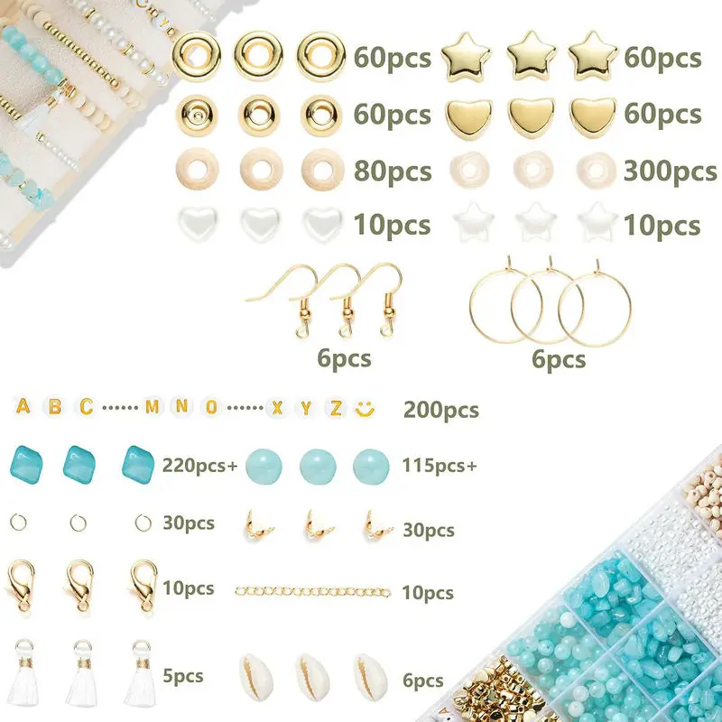 Natural Stone Bead Jewelry Making Kit