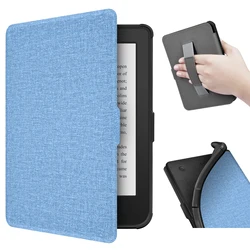 Enhanced Case with Hand Strap and Sleep/Wake Function for KOBO Clara 2E (Sky Blue)