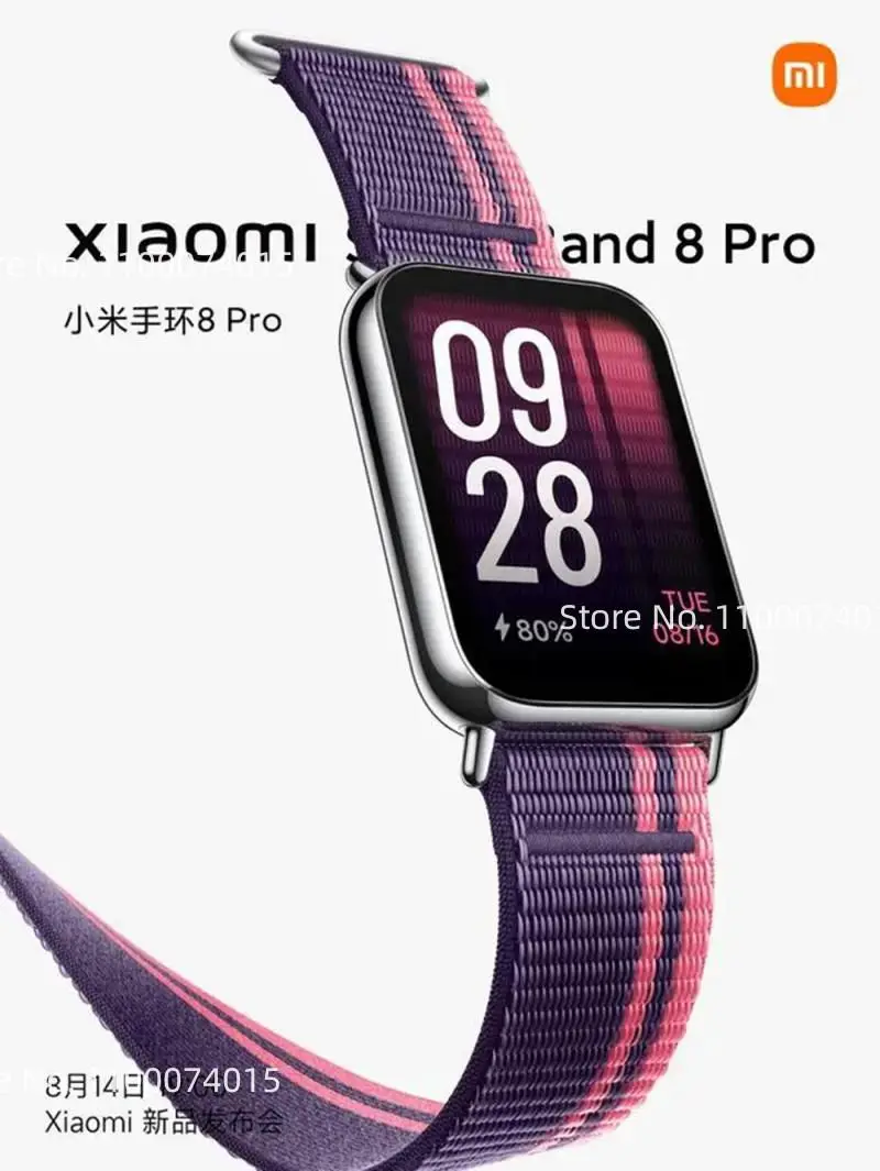 Bracelet intelligent Mi Band 8 Pro