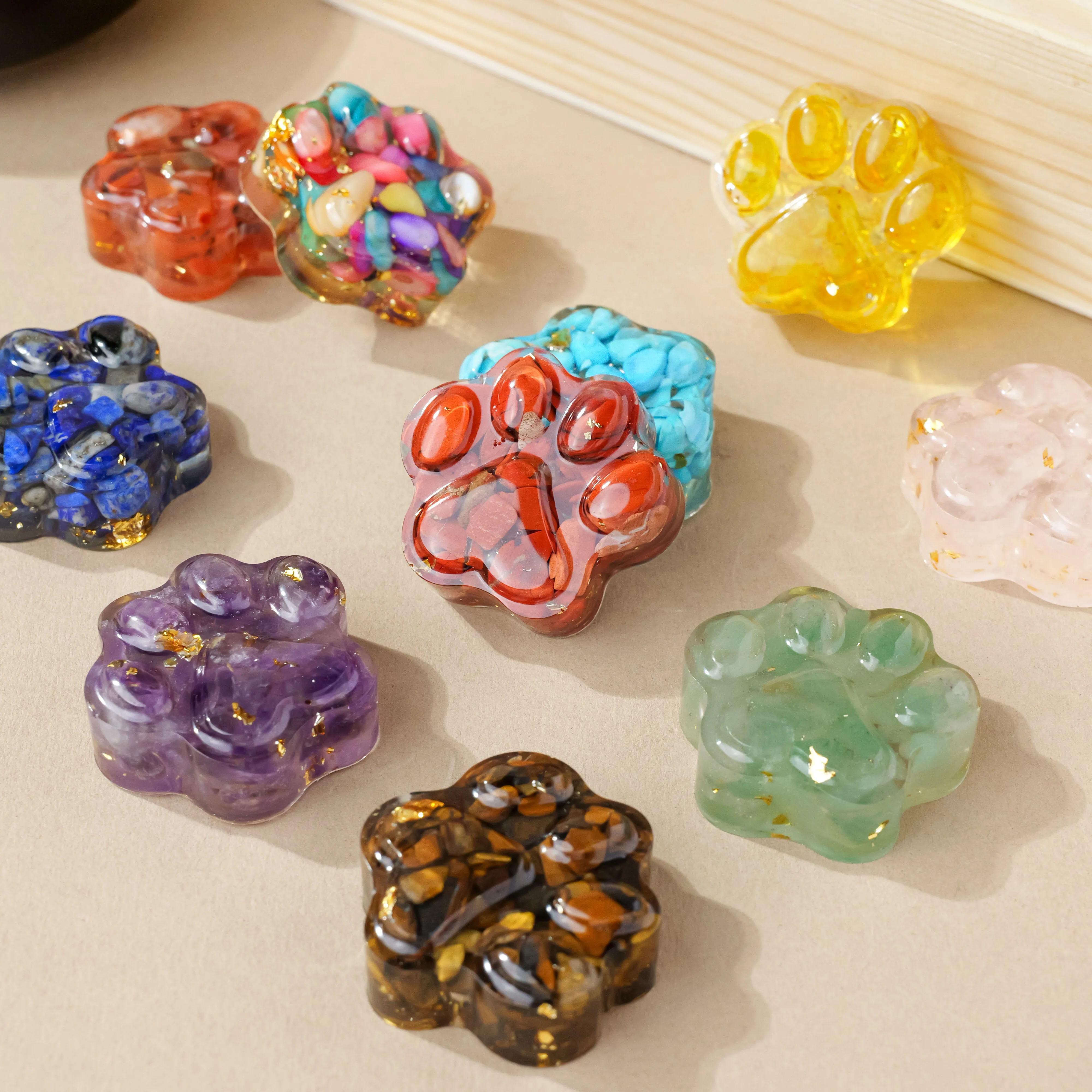 1PC Natural Crystal Stone Mini Cat's Paw Statue | Reiki Healing Figurine | Feng Shui Amulet | Home & Office Decorative Gift 5 S0ac2098ddd894c8db90395edb2f7245cJ