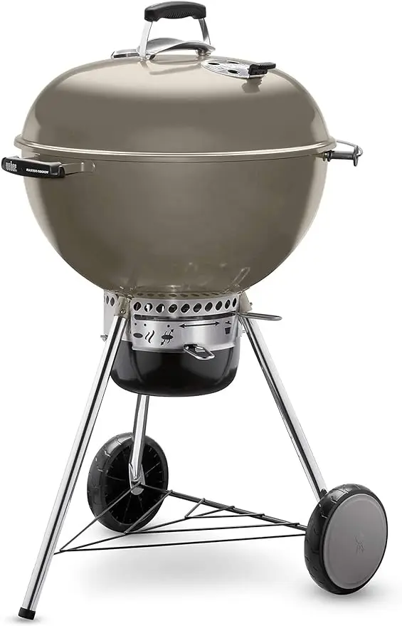 Weber Master-Touch 22 "Parrilla de carbón, humo