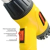 750W Electric Hot Air Gun Heat Gun Temperature Adjustable Welding Gun Auto Plastic Pipe melting Welding Repair Tool 100-600℃ 4