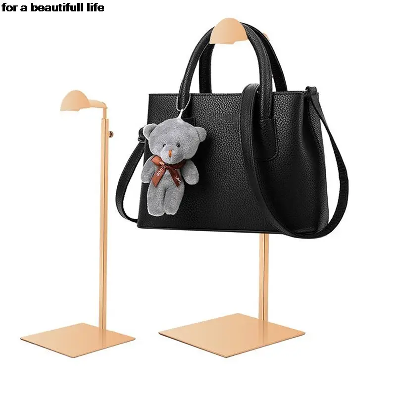 Support à Main Réglable En Métal Argenté - Présentoir Pour Sacs à Main, Design Moderne - Hauteur Ajustable Pour Boutique Ou Maison
