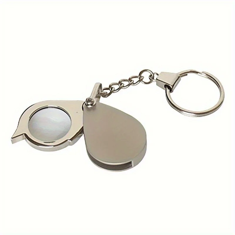 1pc Hot Selling Portable Folding Magnifying Glass, 10x Magnification - Sturdy and Durable Compact Lightweight Design