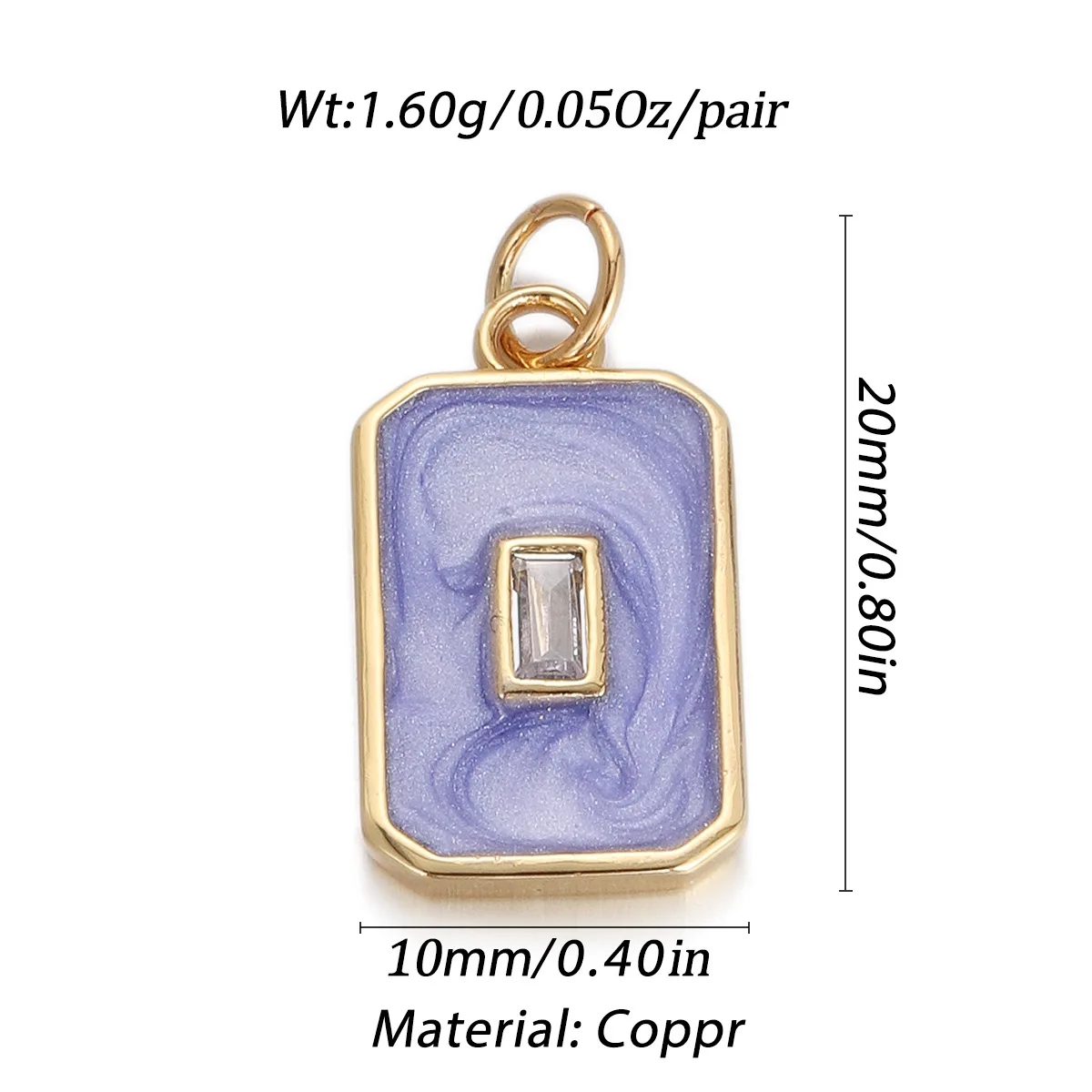 Stylish Chic Customizable Hypoallergenic Drop Oil Heart Pendant Handmade DIY Jewelry Accessories 8