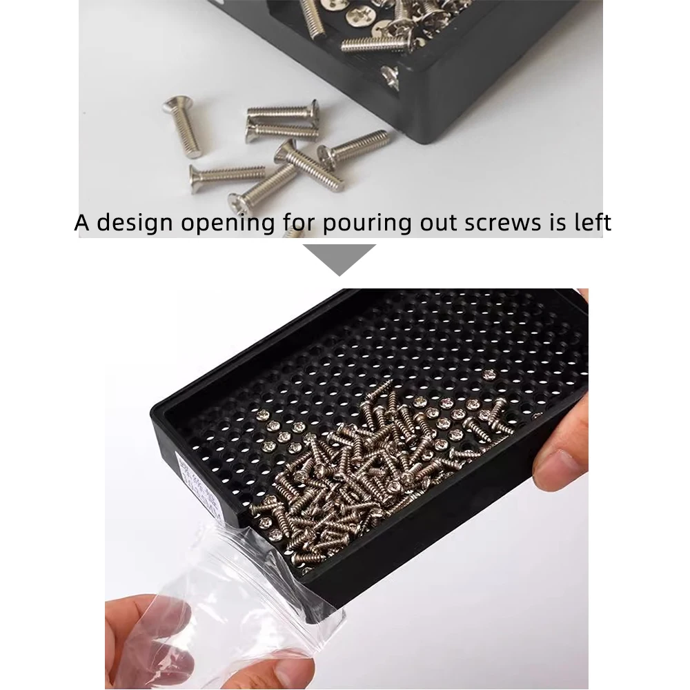 Q-STR ESD antistatic screw tray Hard plastic screw tray Tray Six sizes of the tray Can put a variety of specifications screws 5