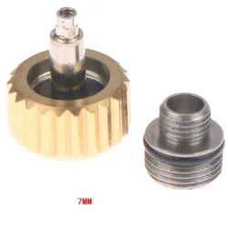 High-Quality Assorted Waterproof Watch Crowns for Repair and Replacement (Gold 7MM)