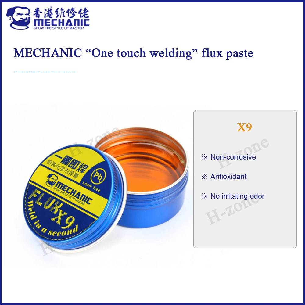 

MECHANIC X6 X9 X8 Rosin Flux Solder Paste BGA PCB PGA SMD Soldering Paste Flux For Electric Soldering Iron Welding Fluxes