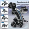 Children'S Smart Toy Remote Control Robot Dog Electric Robot Dog Remote Control Car Eight-Wheel Stunt Robot Dog 6